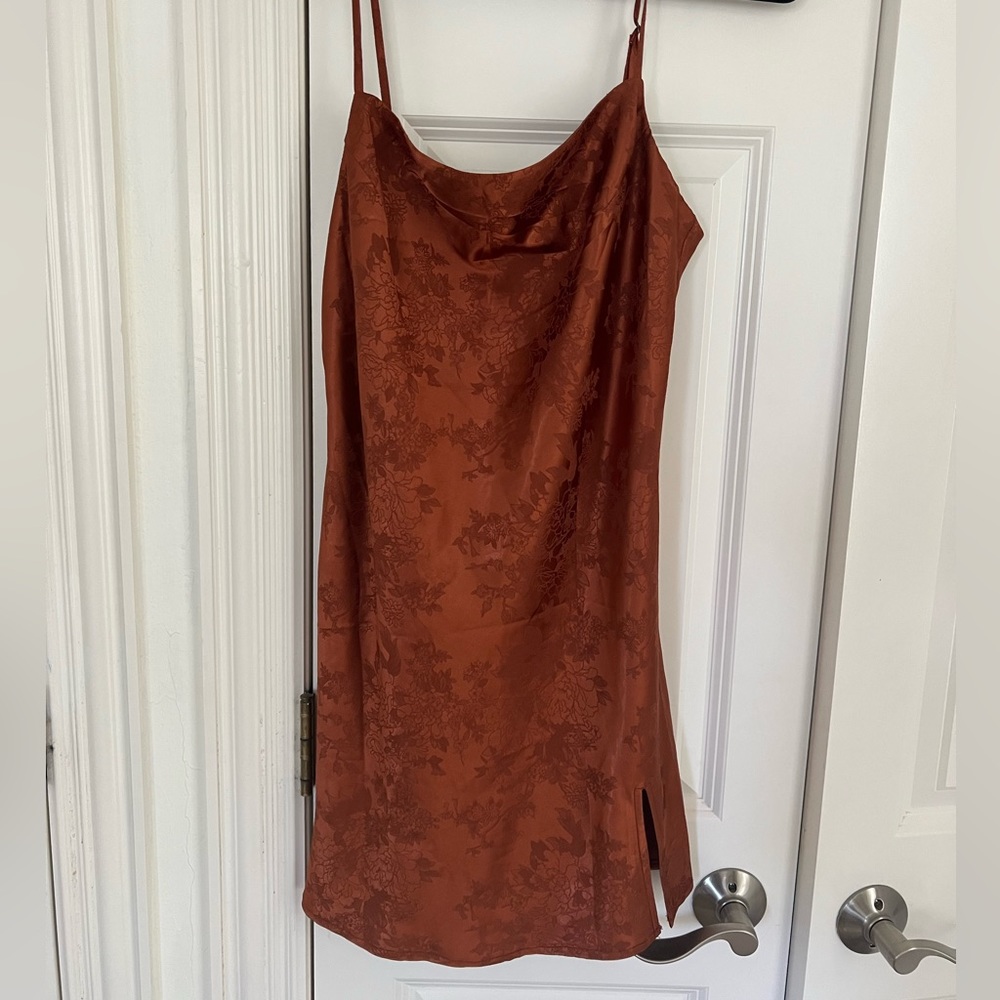 Princess Polly slip dress with slit